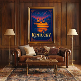 Kentucky A Scenic Tribute Poster
