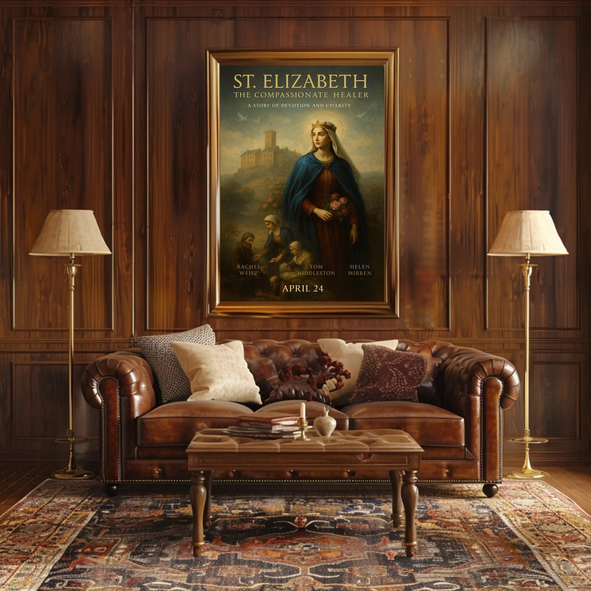 St. Elizabeth Compassionate Healer Poster