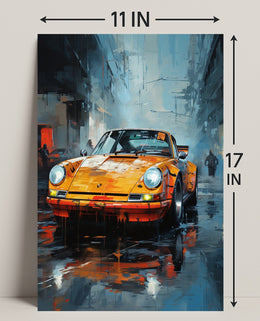 Urban Elegance Classic Car Art Poster PosterGoat