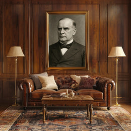 Classic Monochrome Formal Portrait Poster