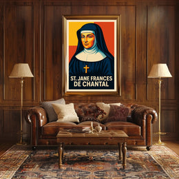 St. Jane Frances de Chantal Poster