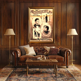 The Houdinis Magic Show Vintage Historical Poster