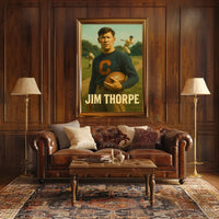 Jim Thorpe Legendary Athlete Poster