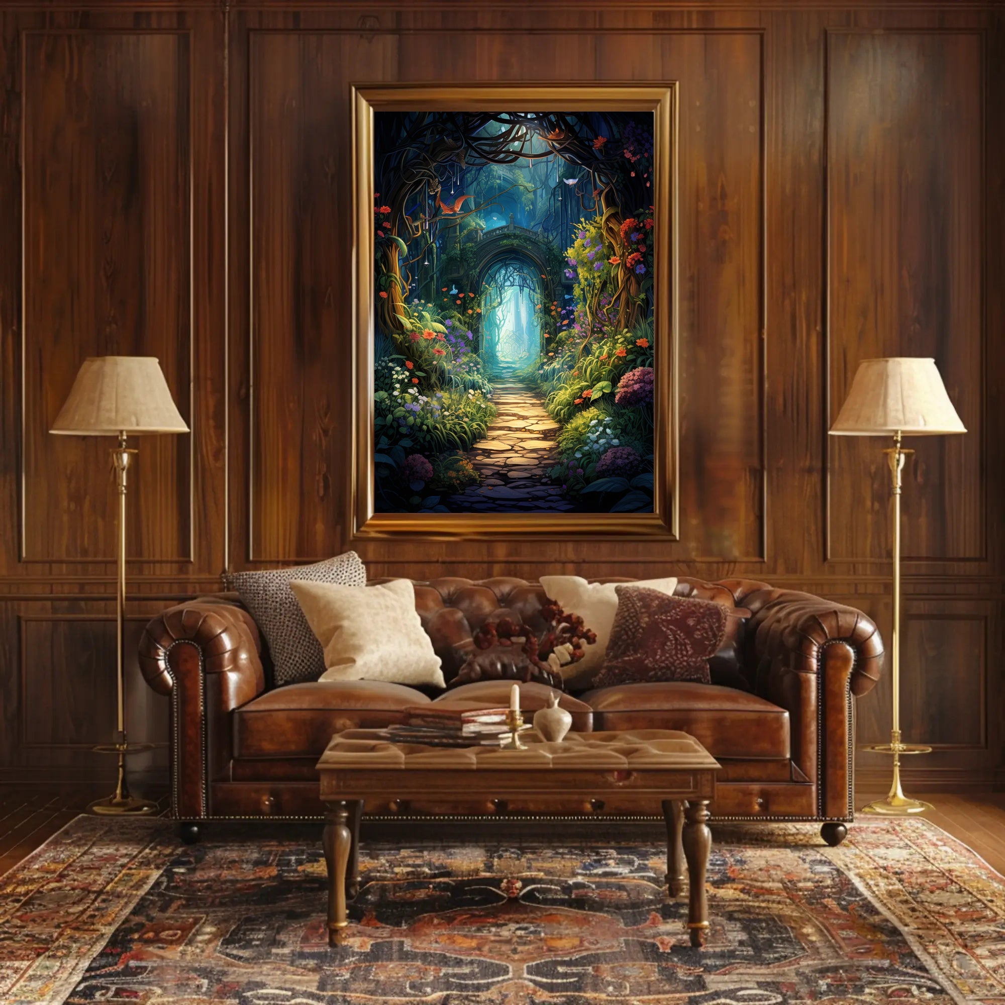 Enchanted Garden Pathway Poster