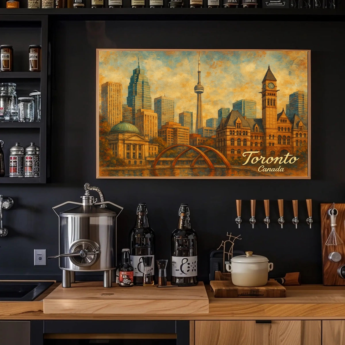Toronto Skyline Poster