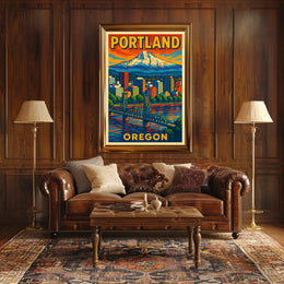 Portland, Oregon Poster
