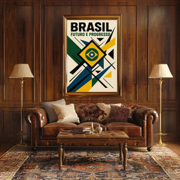 Brasil Futuro e Progresso Poster