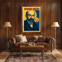 Georges Méliès Cinematic Pioneer Poster