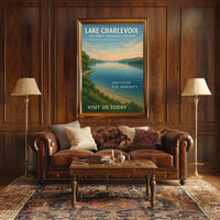 Lake Charlevoix NatureS Tranquil Poster