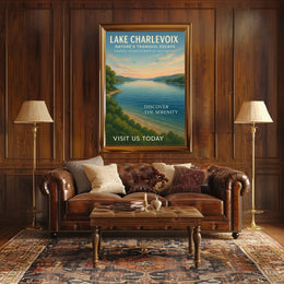 Lake Charlevoix NatureS Tranquil Poster