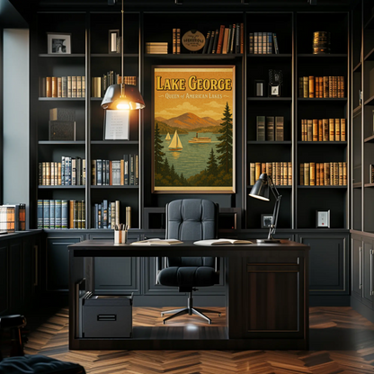 Lake George New York American Lakeside Poster