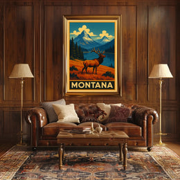 Montana Wilderness Poster