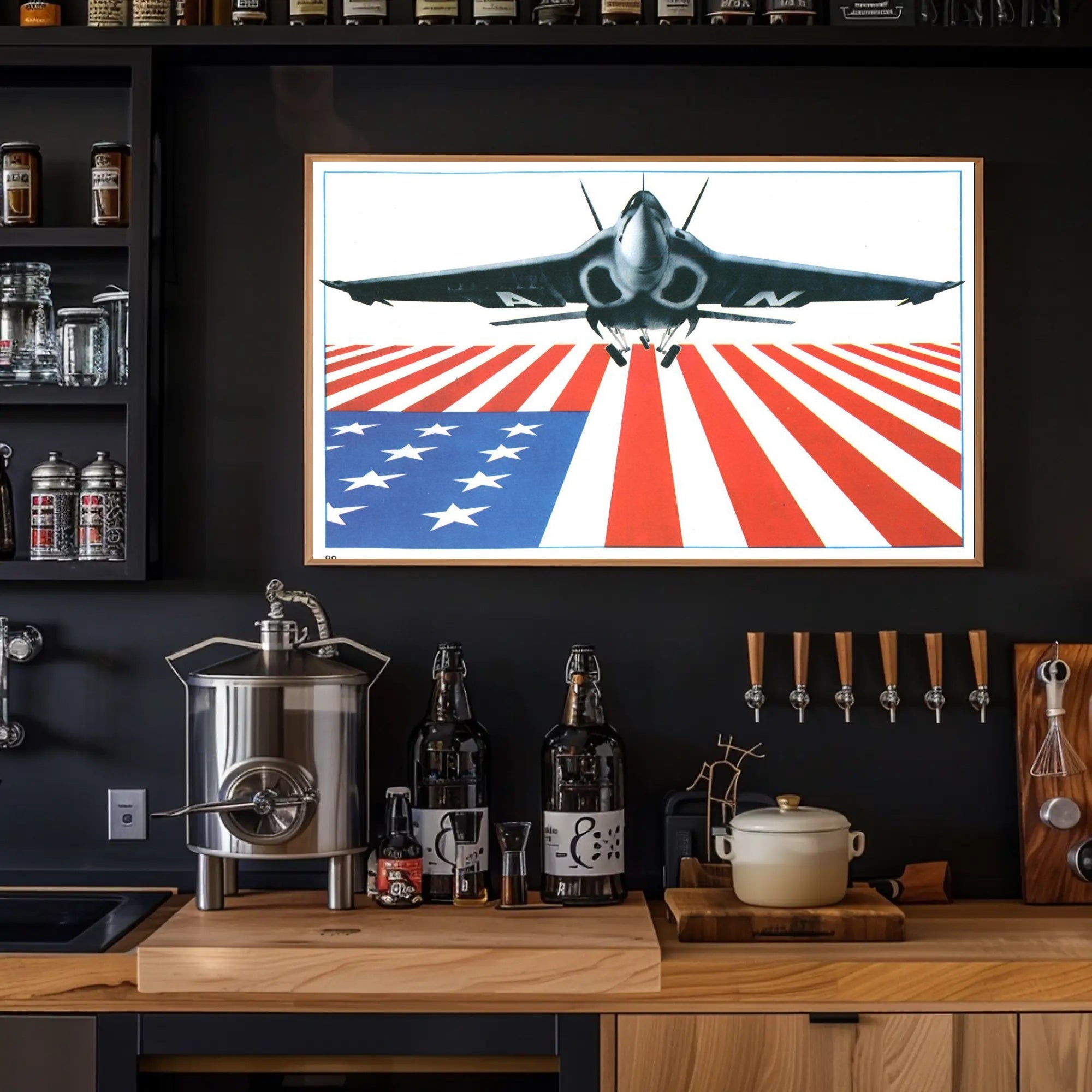 Patriotic Flight Poster