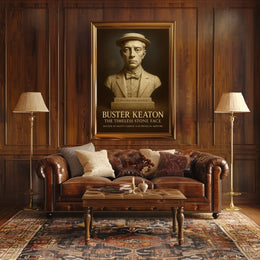 Buster Keaton The Timeless Stone Face Poster