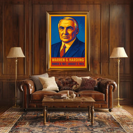 Warren G. Harding Presidential Term Poster
