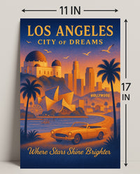 Los Angeles City of Dreams Poster Print PosterGoat