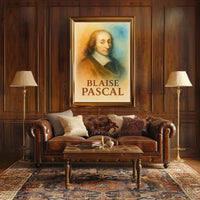 Blaise Pascal Tribute: Engaging Historical or Presidential Poster