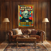 Martin Van Buren Presidential Term Poster