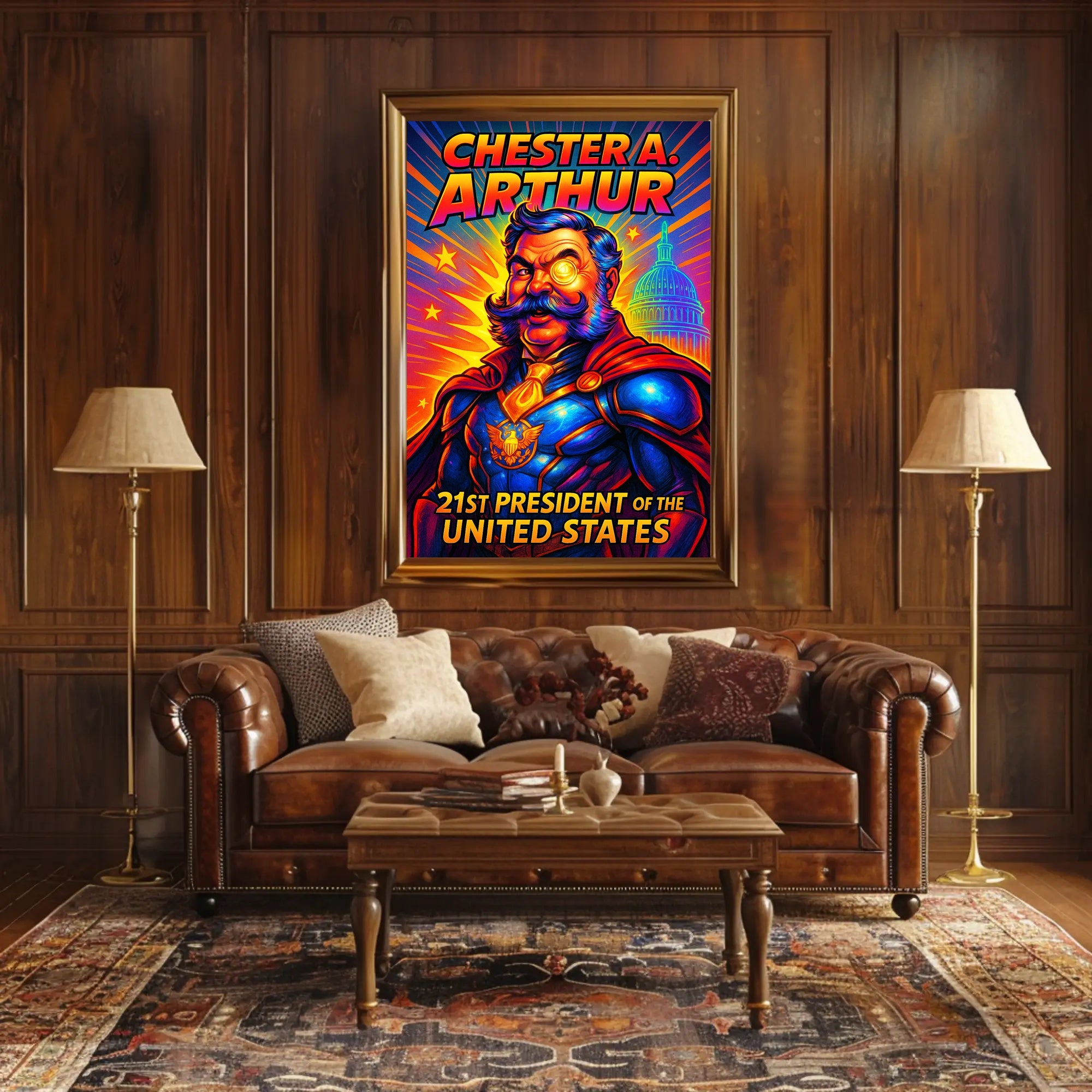 Chester A. Arthur 21st President Poster PosterGoat
