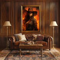 The Fiery Cowgirl Poster