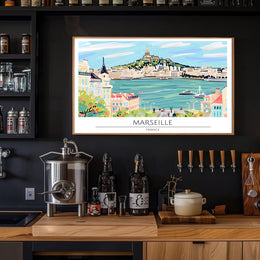 Scenic View of Marseille Poster PosterGoat