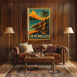 Seychelles Paradise Poster