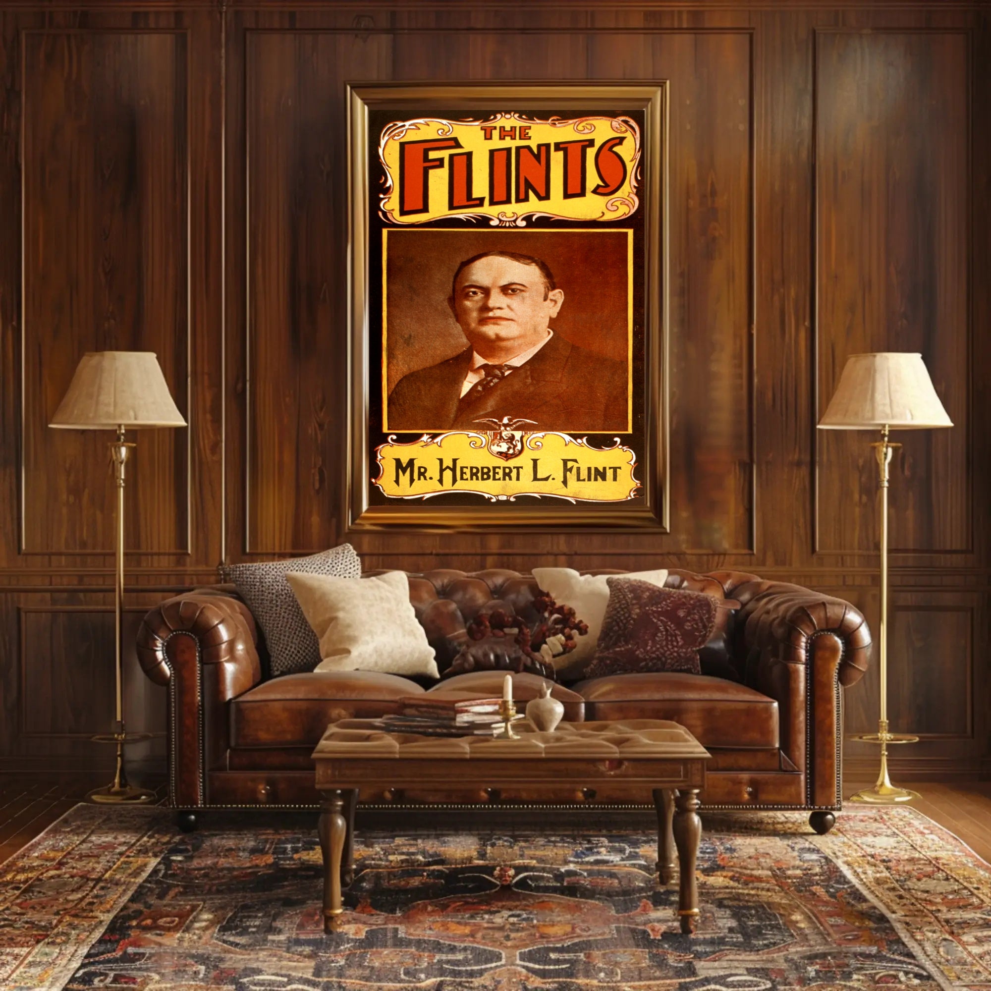 Vintage Entertainment Mr. Herbert L. Flint Poster