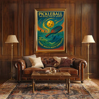 Pickleball The Rising Star of Sports Poster