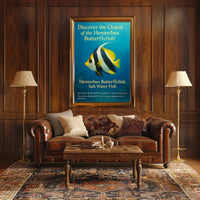 Discover The Charm Of The Heniochus Poster