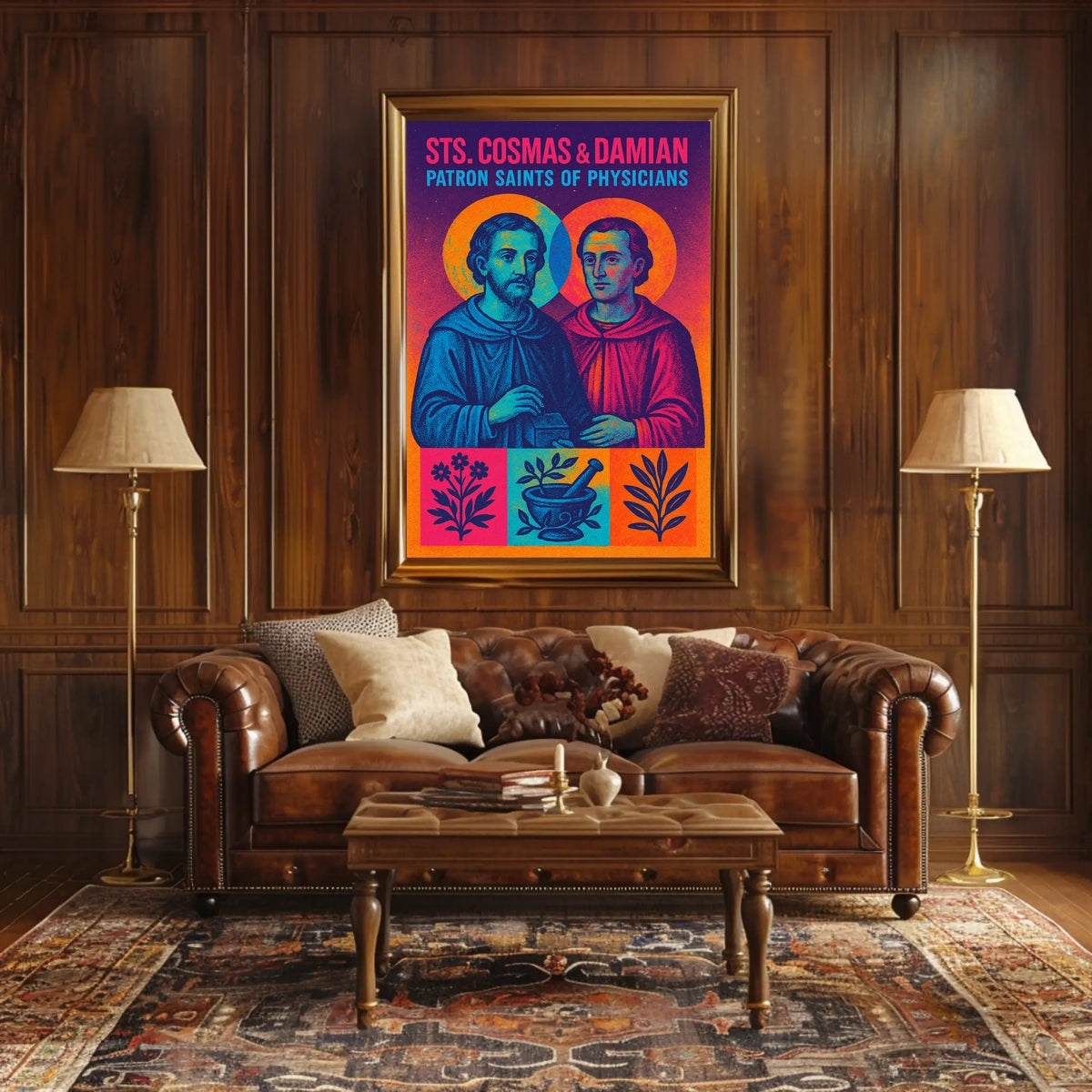 Sts. Cosmas Damian Patron Saints Of Poster