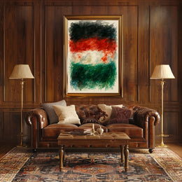Abstract Watercolor Flag Poster