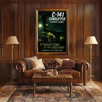 Lockheed C-141 Starlifter T-Tailed Titan Poster PosterGoat