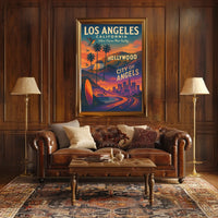Los Angeles City Of Angels Poster