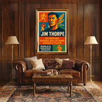 Jim Thorpe Legendary Athlete Poster