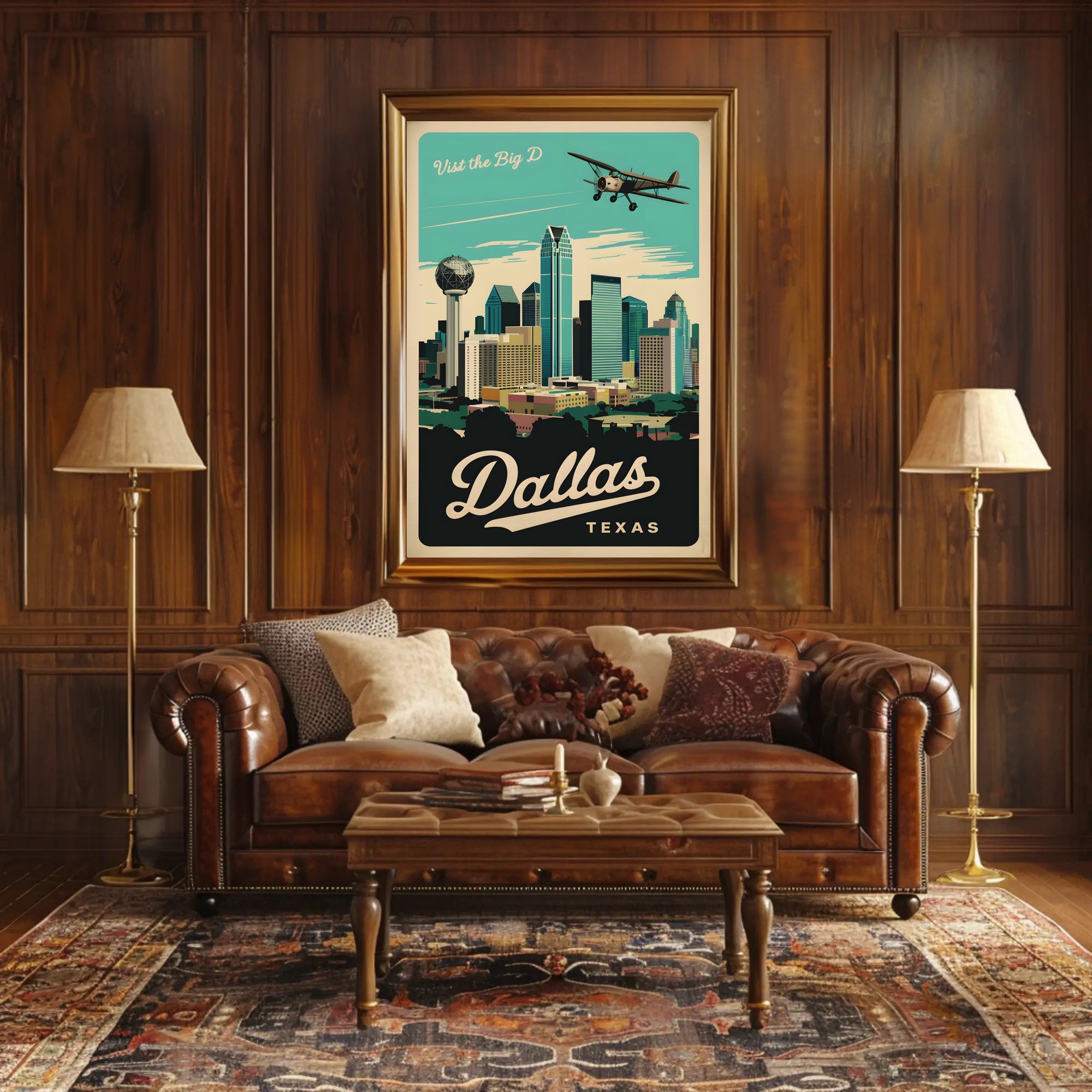 Visit Dallas, Texas Poster