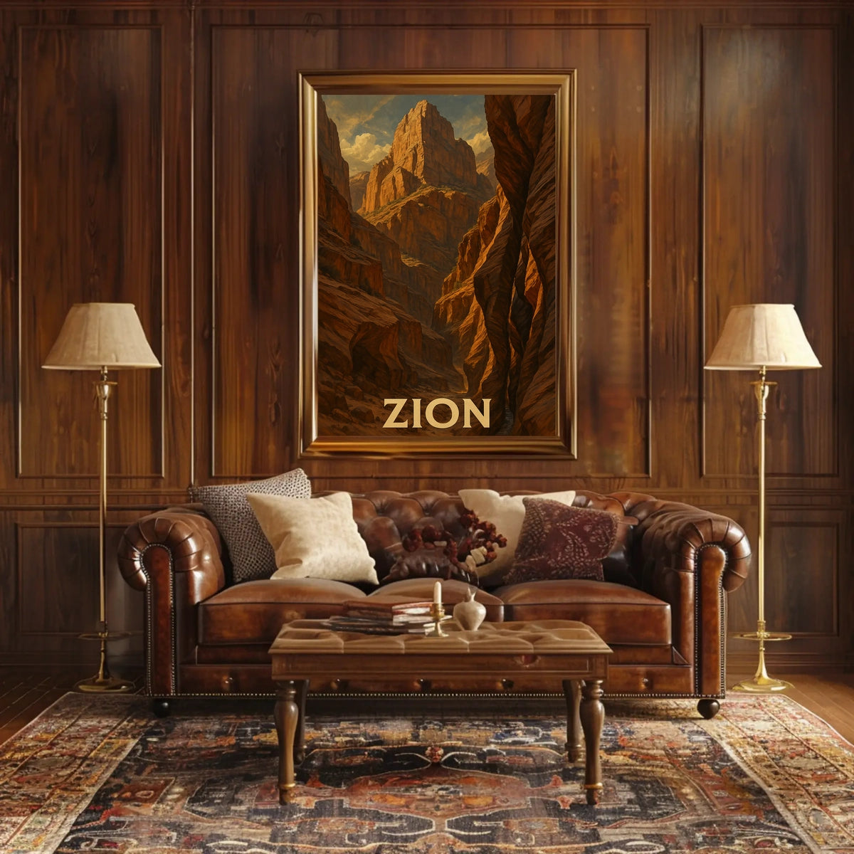 Zion National Park Poster