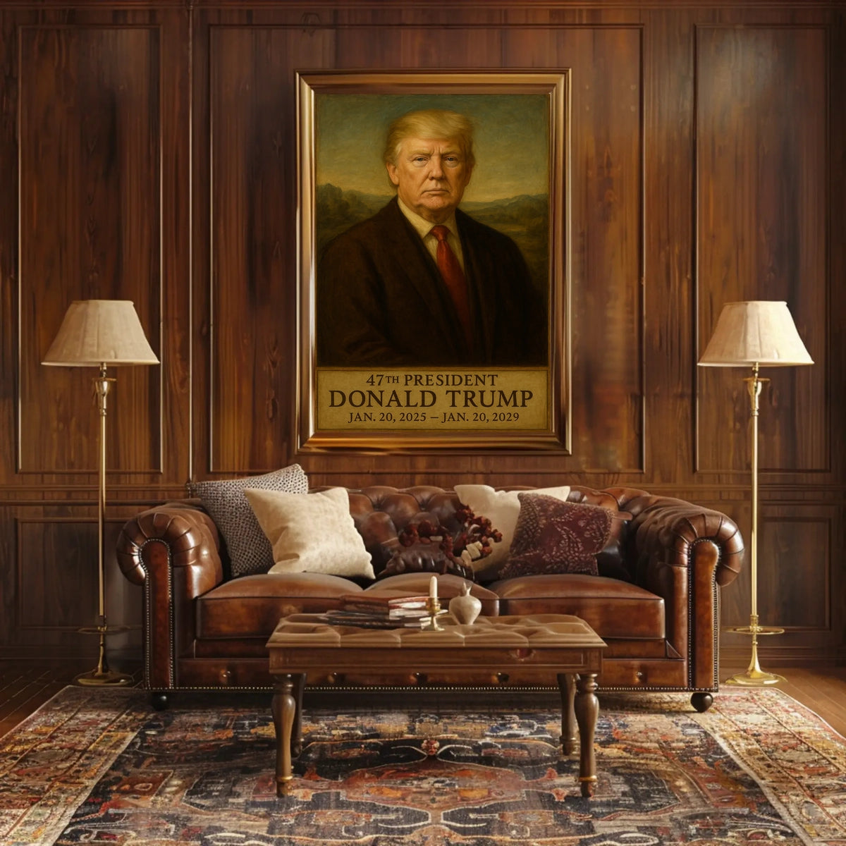 Donald Trump Visionary Republic Cinematic Poster