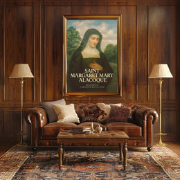 Saint Margaret Mary Alacoque Poster
