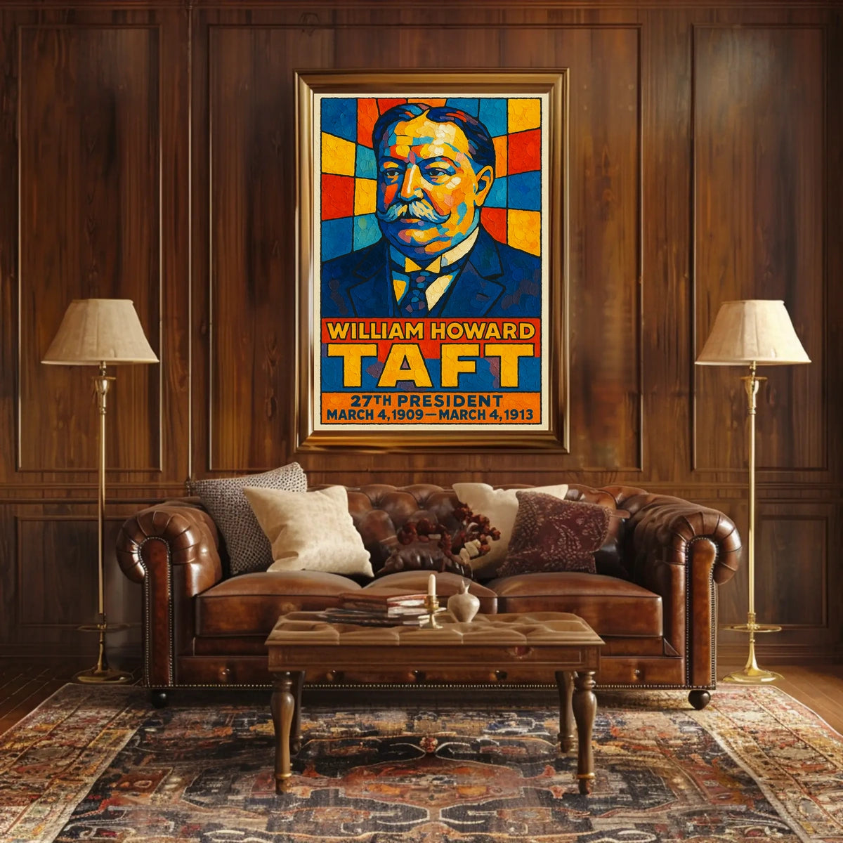 William Howard Taft 27Th President Poster