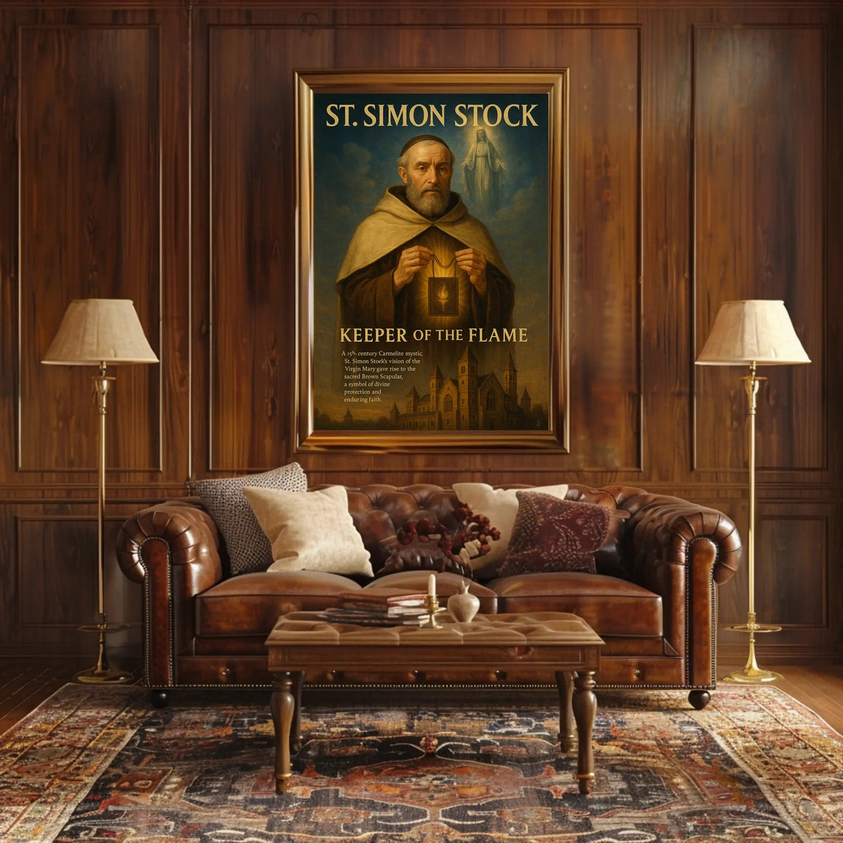 St. Simon Stock Keeper Of The Flame Poster