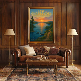 Lake Charlevoix NatureS Masterpiece Poster
