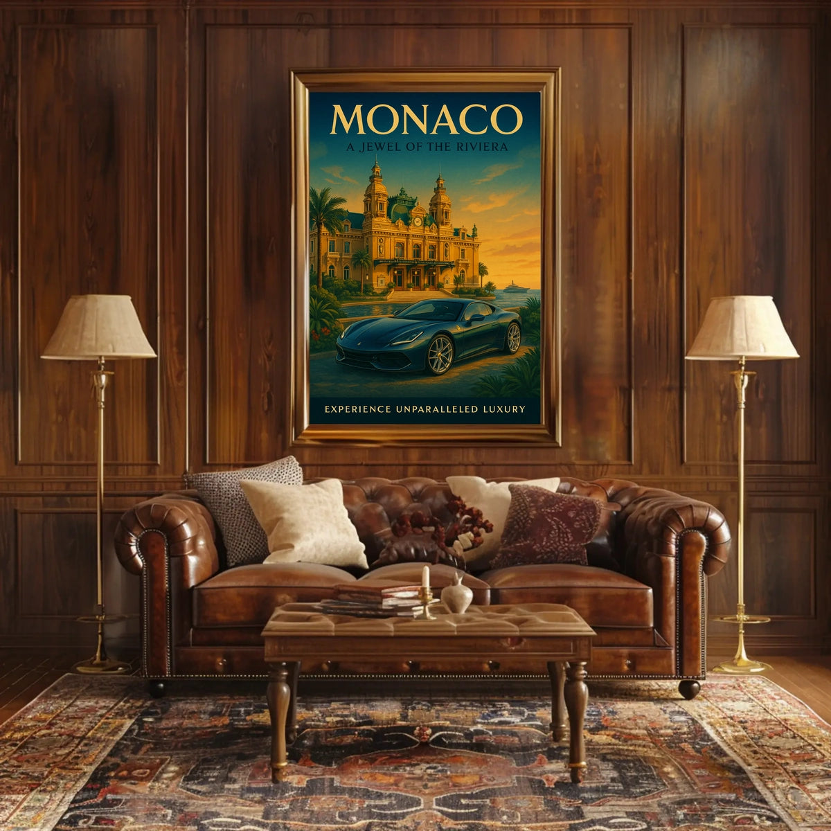 Monaco A Jewel of the Riviera Poster