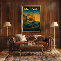 Monaco A Jewel of the Riviera Poster