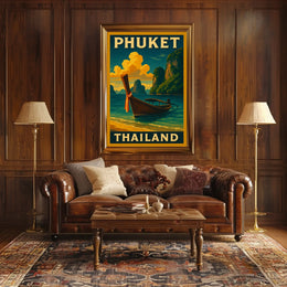 Phuket, Thailand Travel Poster