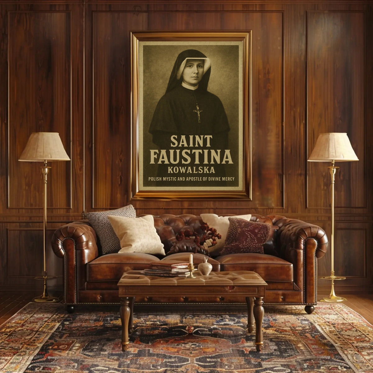Saint Faustina Kowalska Poster