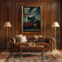 WWII Homefront Warning Poster