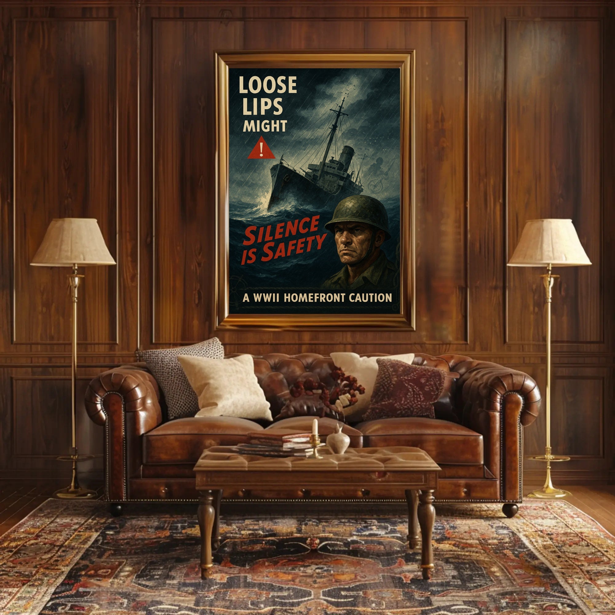 WWII Homefront Warning Poster