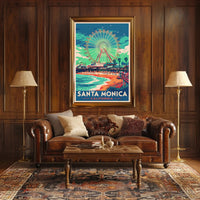 Santa Monica Vibes Poster