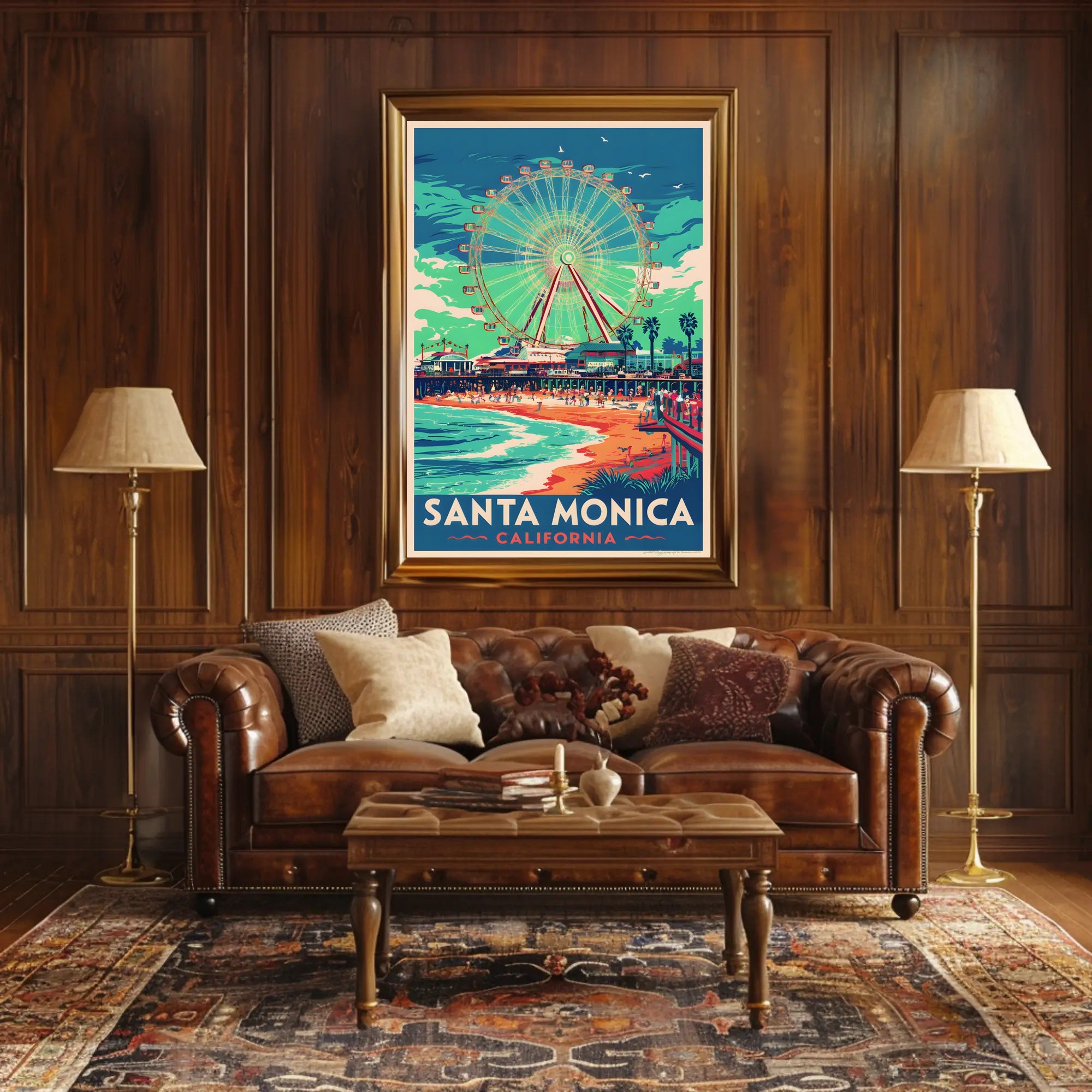 Santa Monica Vibes Poster