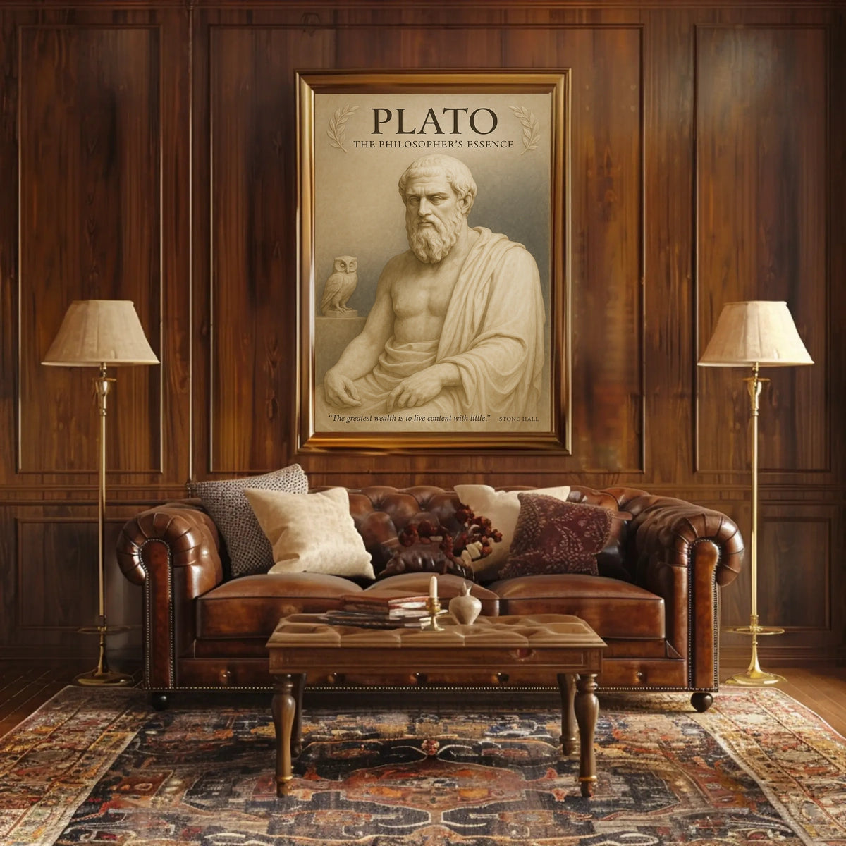 Plato The Philosophers Essence Poster